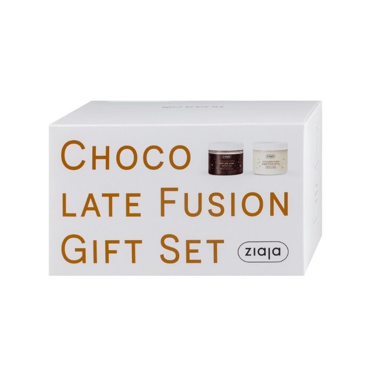 Подарунковий набір Ziaja Chocolate Miszmasz Peeling для тіла 300 мл + желе для ванни 300 мл