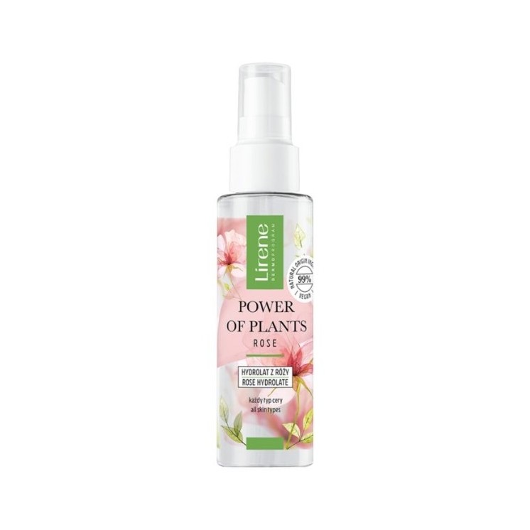 Lirene Power of Plants Hydrolat do twarzy Róża 100 ml