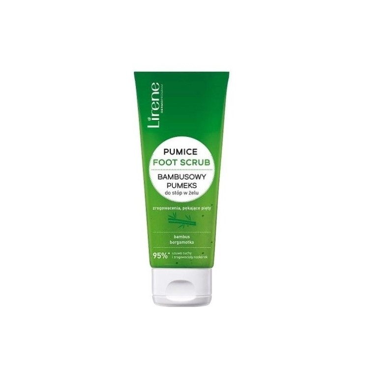 Lirene Pumice Foot Scrub Bambus Bimsgel für Füße 120 g