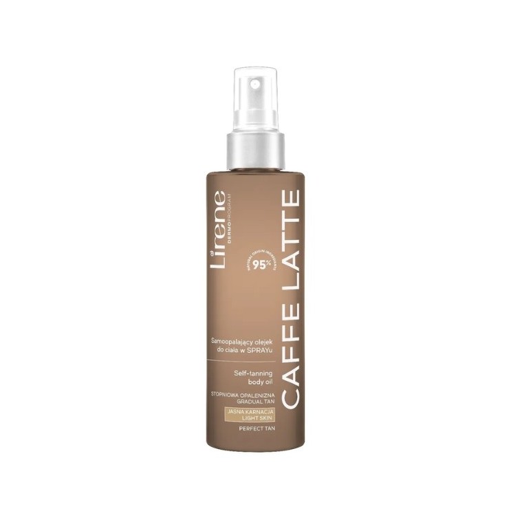 Lirene Self Tanning Body Oil samoopalający Olejek w spray'u Caffe Latte 190 ml
