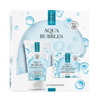 Lirene Aqua Bubbles Set: зволожуючий крем для обличчя 50 мл + очищаючий гель для обличчя 150 мл