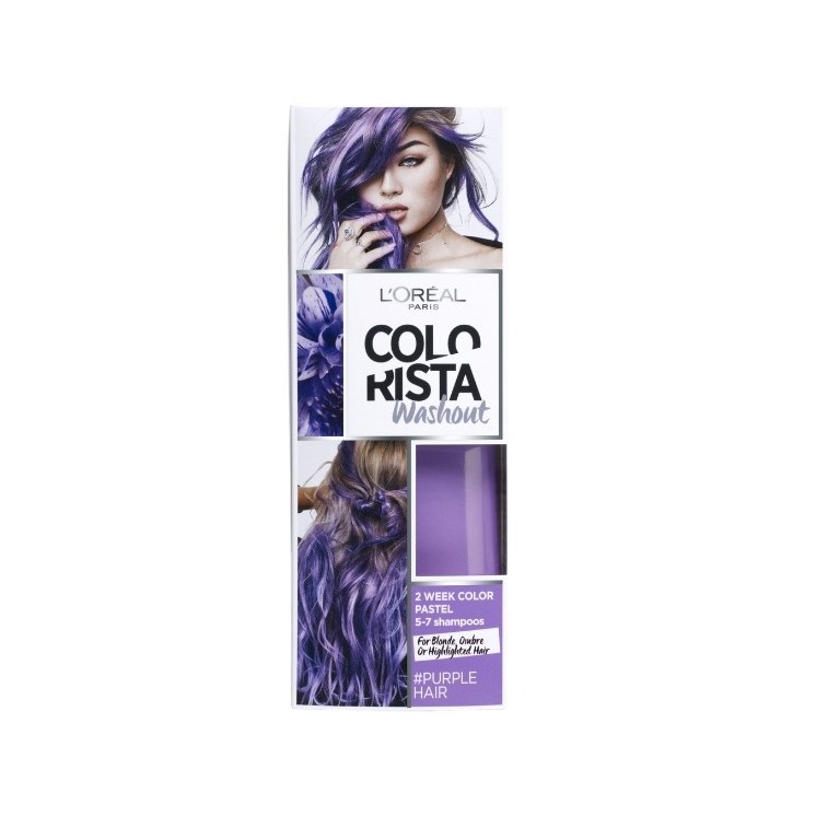 L'oreal Paris Colorista Washout zmywalna Farba do włosów Purple 80 ml