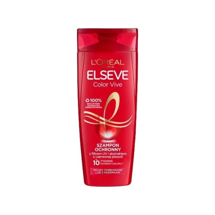 L'oreal Elseve Color Vive schützendes Shampoo für gefärbtes und gesträhntes Haar 400 ml
