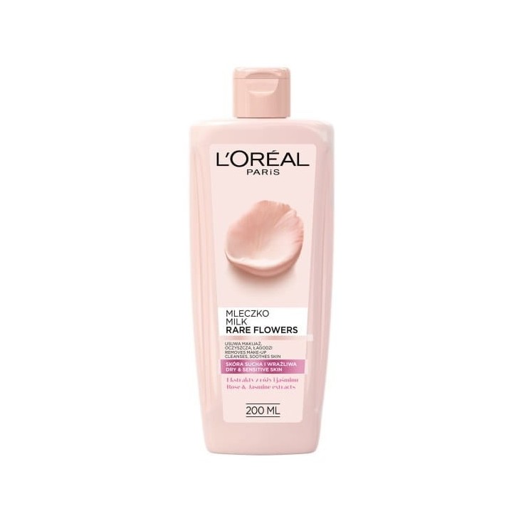 L'oreal Ideal Soft заспокійливе очищаюче молочко для сухої та чутливої шкіри 200 мл