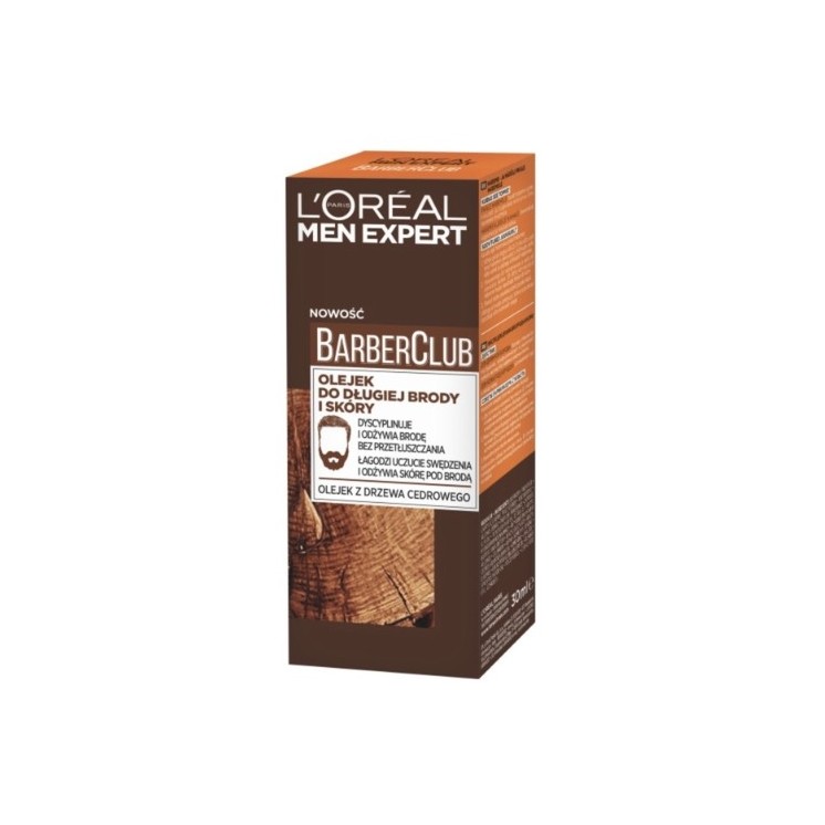 L'oreal Men Expert Barber Club Olejek do zarostu dla mężczyzn 30 ml