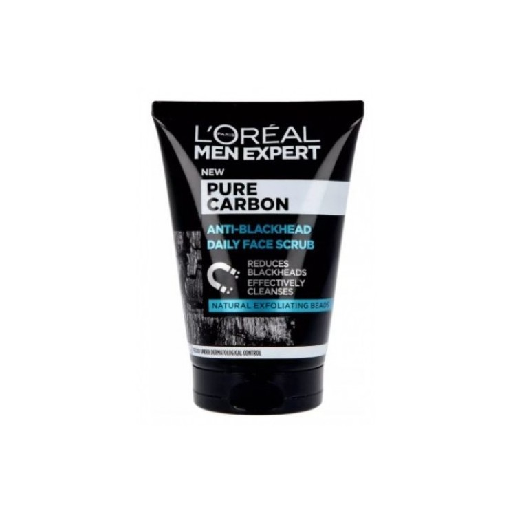 L'oreal Men Expert Pure Power Charcoal Peeling do twarzy przeciw zaskórnikom 100 ml