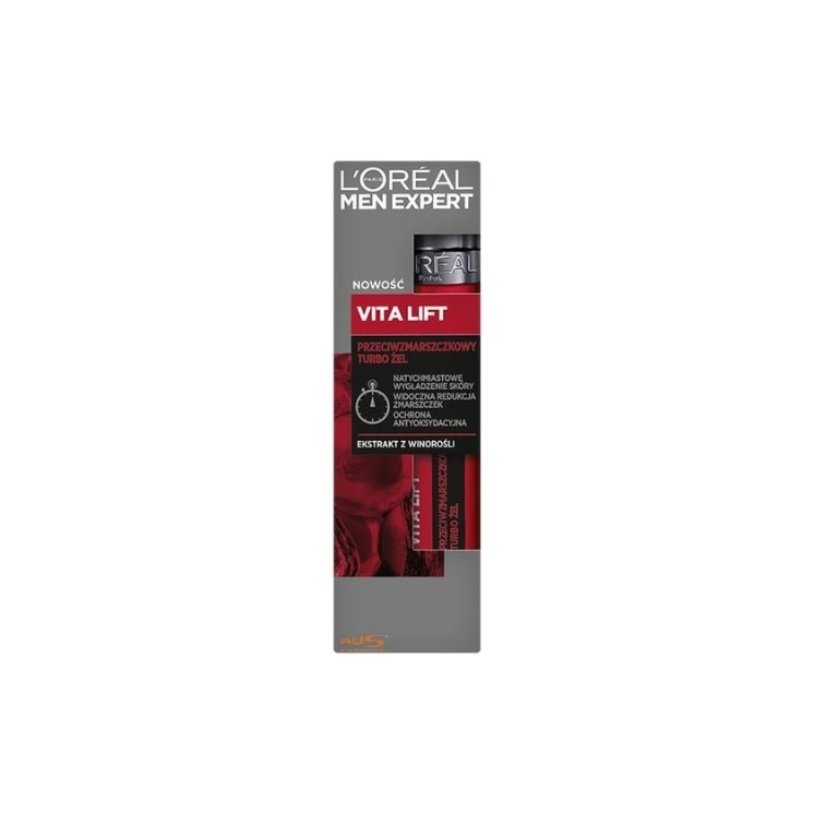 L'oreal Men Expert Vita Lift przeciwzmarszczkowy turbo Żel do twarzy 50 ml