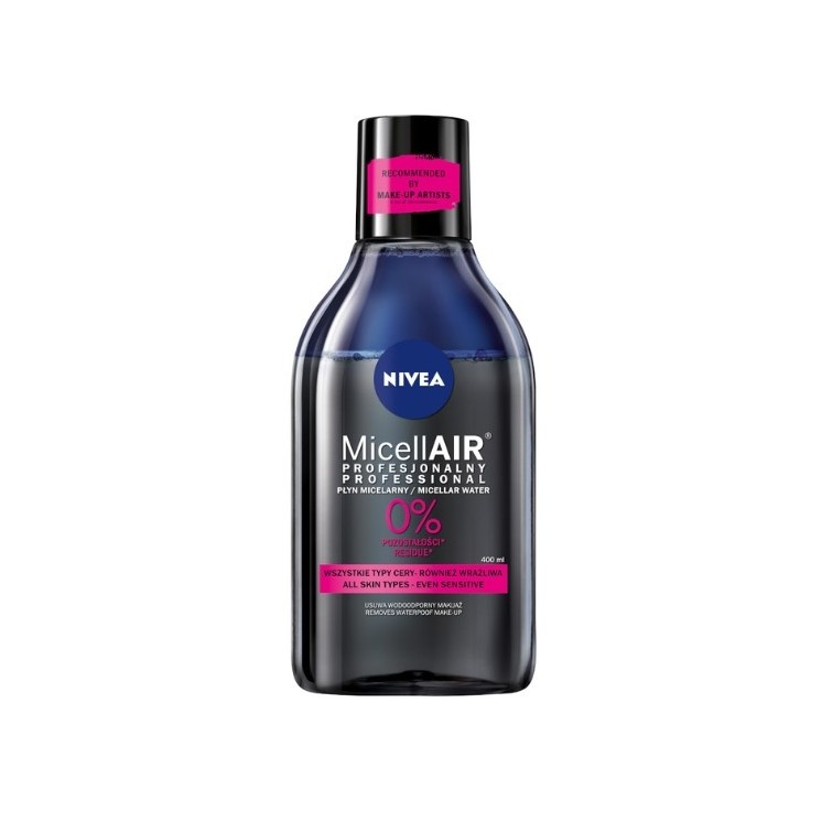 Nivea MicellAir Skin Breathe profesjonaly Płyn micelarny- makijaż wodoodporny 400 ml