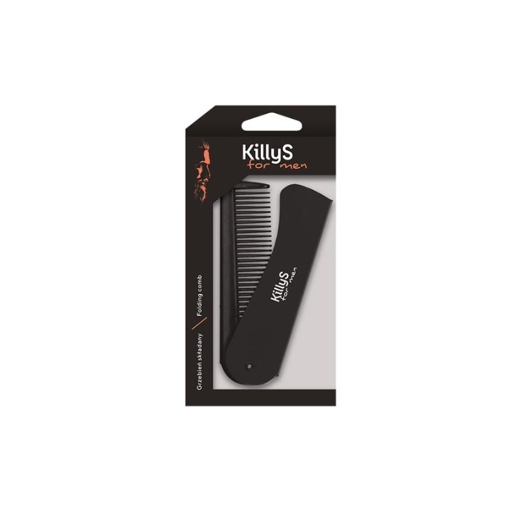 KillyS For Men faltbarer Haarkamm 1 Stück