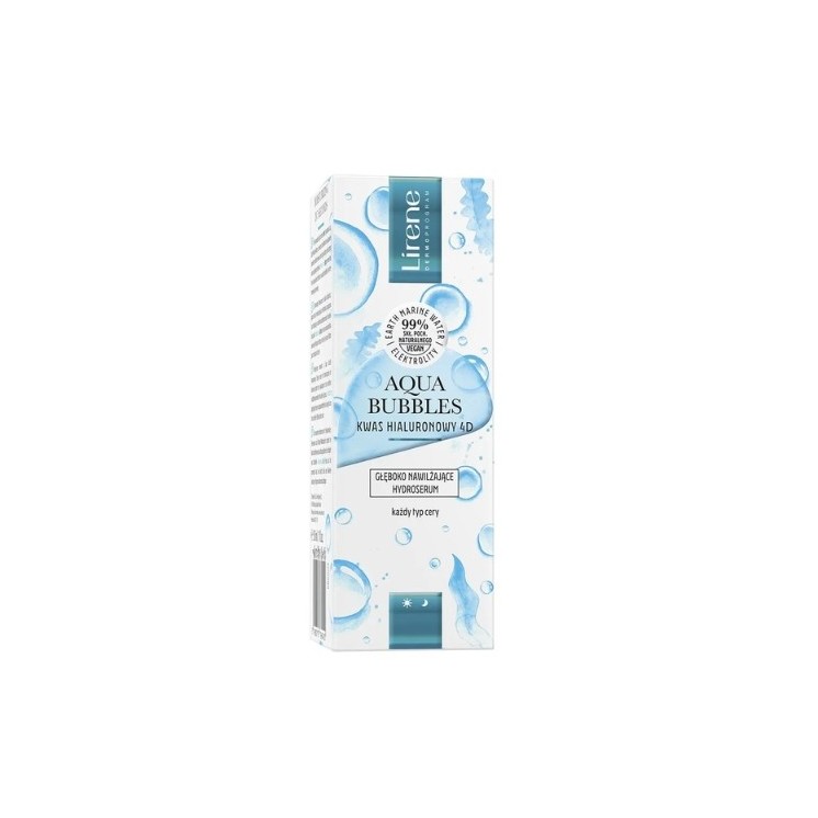 Lirene Aqua Bubbles Hyaluronic Acid 4D deeply moisturizing face hydroserum 30 ml
