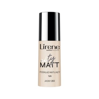 Lirene City Matt Mattierendes und glättendes Gesichtsfluid /203/ Light 30 ml