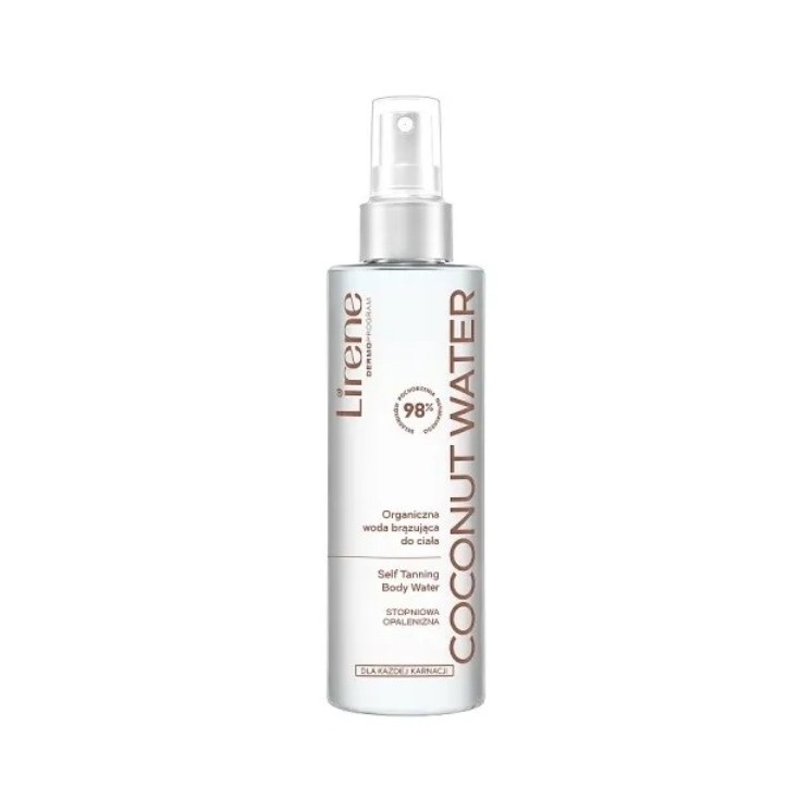 Lirene Coconut Water organiczna Woda brązująca do ciała 200 ml