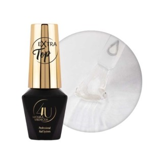 MollyLac Extra Top no Wipe від Monika Mieleniczuk Топ для гібридних лаків для нігтів 10 г