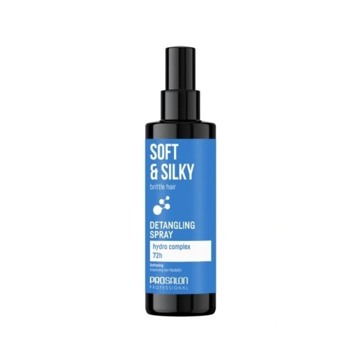 Prosalon Professional Soft&Silky Spray do włosów ułatwiający rozczesywanie 200 ml