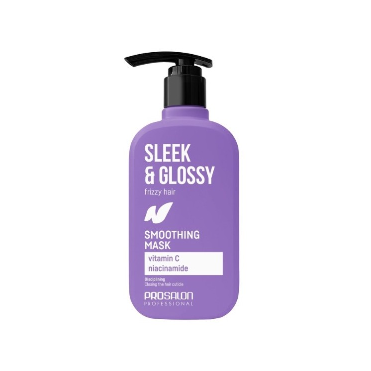 Prosalon Professional Sleek&Glossy wygładzająca Maska do włosów 375 ml