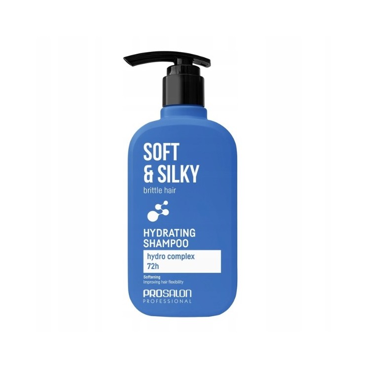 Prosalon Professional Soft&Silky nawilżający Szampon do włosów 375 ml
