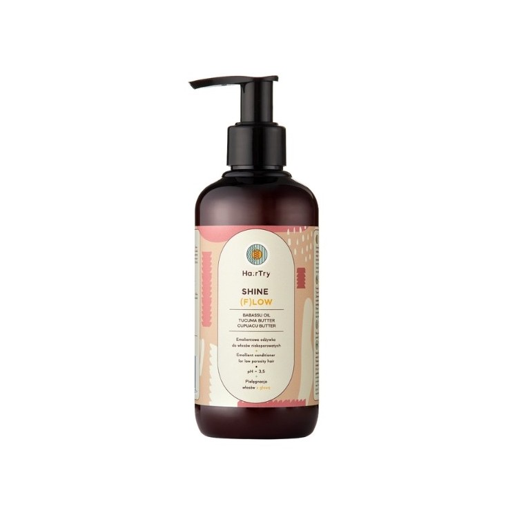 HairTry Shine (f)low zmiękczająca Odżywka do włosów niskoporowatych 250 ml