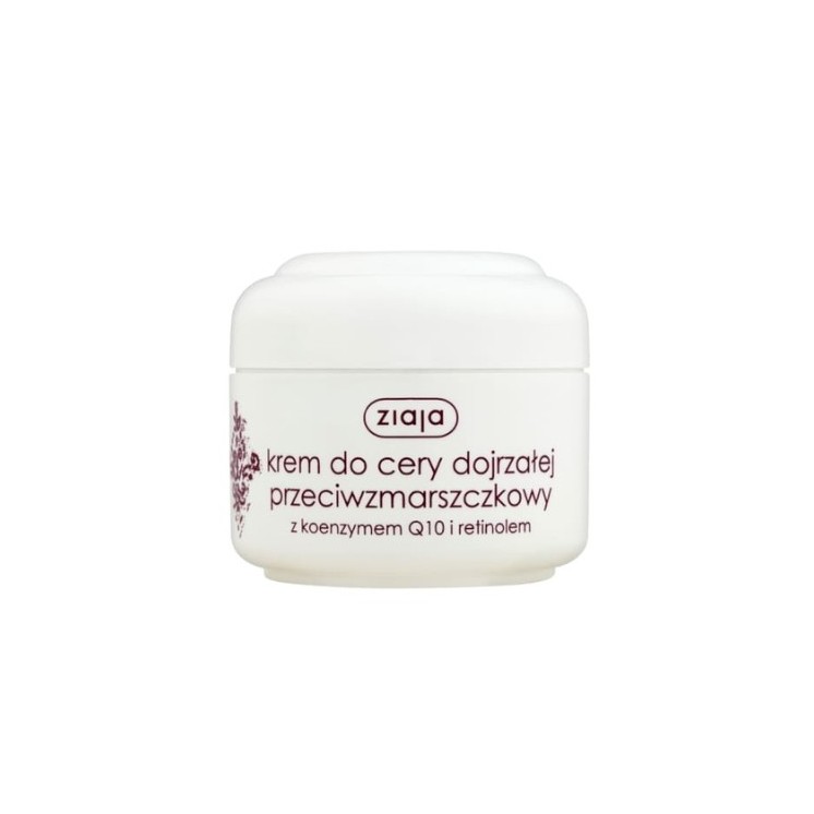 Ziaja przeciwzmarszczkowy Krem do cery dojrzałej Koenzym Q10 i Retinol 50 ml
