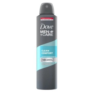 Dove Men+Care Dezodorant w spray'u Clean Comfort 250 ml Dove Men+Care Dezodorant w spray'u Clean Comfort 250 ml