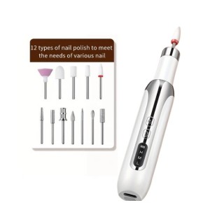 Manuelle manicure und pedicure Fräsmaschine für USB mit 12 Zubehörteilen
