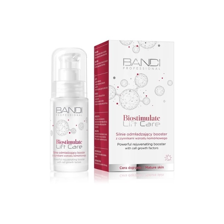 Bandi Biostimulate Lift Care silnie odmładzający Booster do twarzy z czynnikami wzrostu komórkowego 30 ml