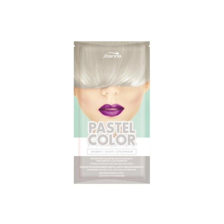 Joanna Pastel Color Szampon koloryzujący do włosów Srebrny 35 g