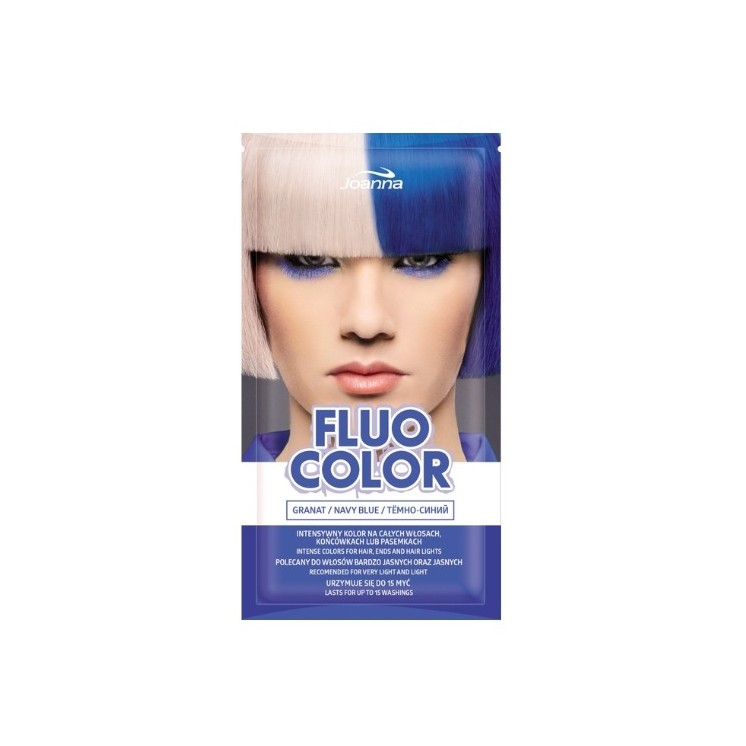 Joanna Fluo Color Szampon koloryzujący do włosów Granat 35 g