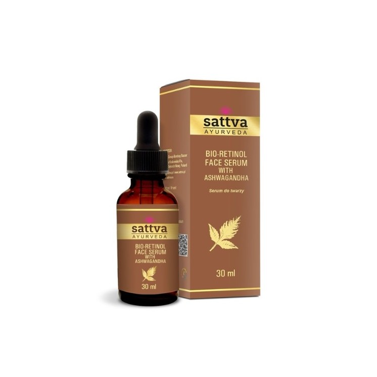 Sattva Ayurveda Bio Retinol Serum do twarzy Ashwagandha 30 ml