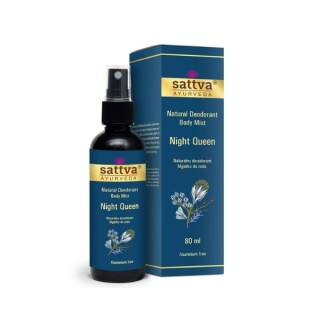 Натуральний дезодорант Sattva Ayurveda Night Queen - спрей для тіла 80 мл