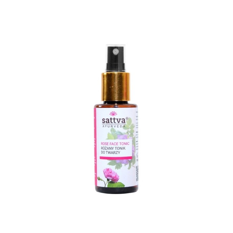 Sattva Ayurveda Tonik do twarzy Woda różana 100 ml