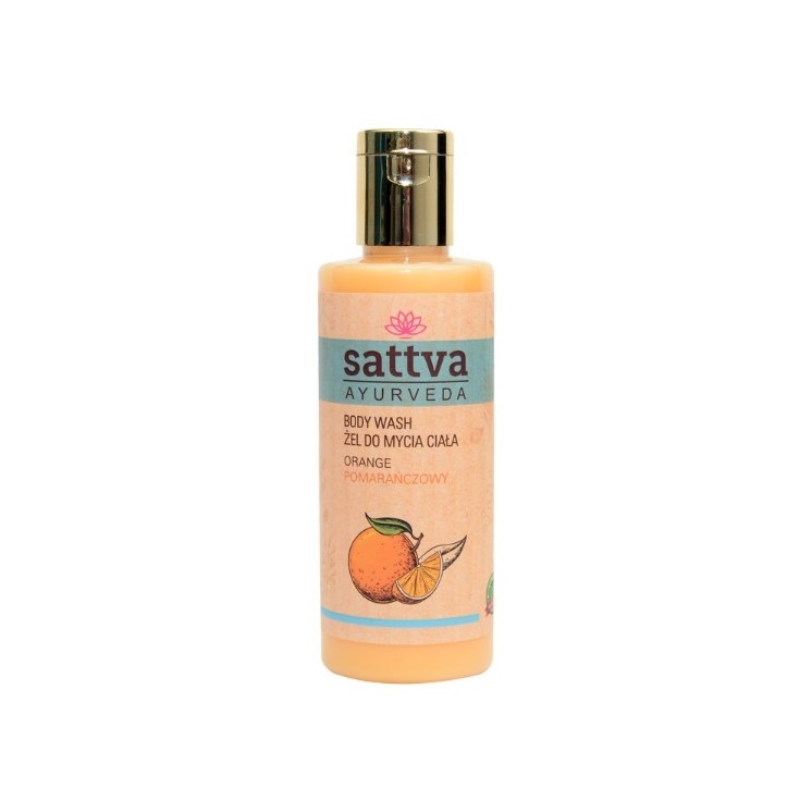 Sattva Ayurveda Körperwaschgel Orange 210 ml