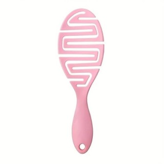 Belüftete Bürste für langes, dickes und lockiges Haar. Pink , 1 Stück