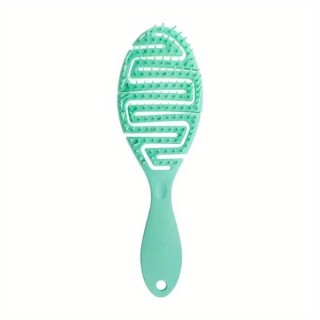 Belüftete Bürste für langes, dickes und lockiges Haar, Blau, 1 Stück