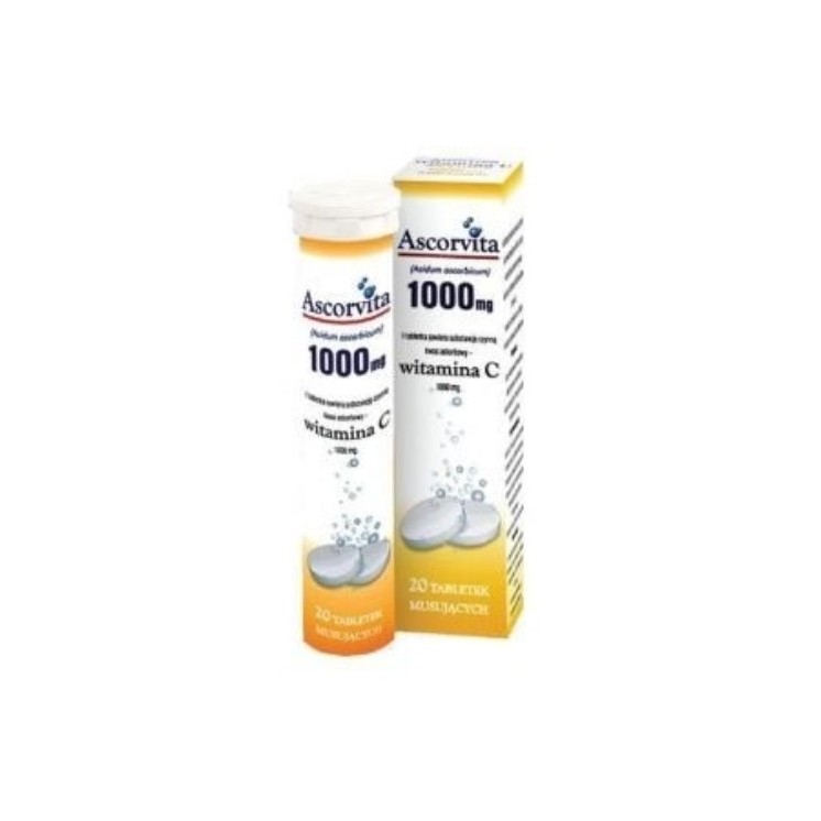Ascorvita Witamina C 20 tabletek musujących