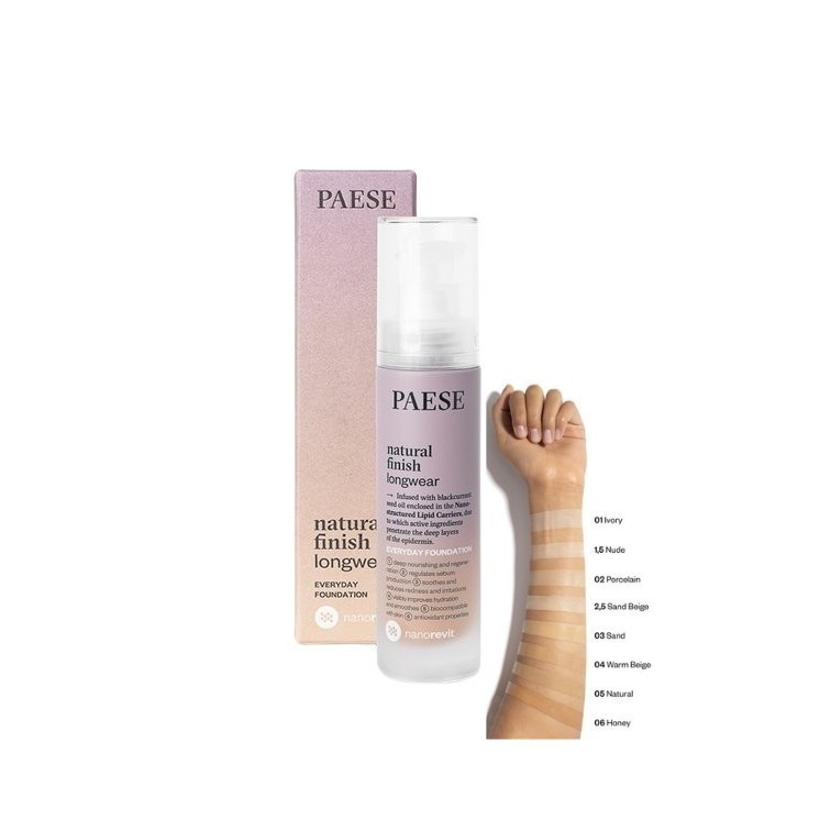 Paese Nanorevit długotrwały Podkład o naturalnym wykończeniu /06/ HONEY 35 ml