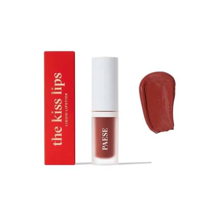 Paese The Kiss Lips Matowa kremowa  Pomadka w płynie 04 Rusty Red 3,4 ml