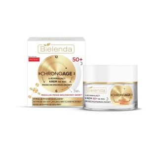 Bielenda Chrono Age 24H Moisturizing Anti-wrinkle face cream for the day 50+ 50 ml Bielenda Chrono Age 24H Moisturizing Anti-wrinkle face cream for the day 50+ 50 ml