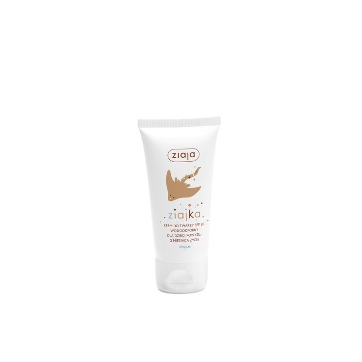 Ziaja Face cream with SPF30 filter for children, waterproof, 50 ml