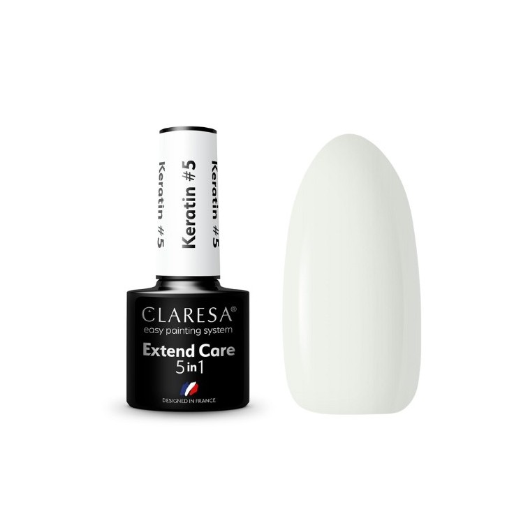 Claresa Baza Hybrydowa do Paznokci 5 w 1  Keratin /05/ 5 G