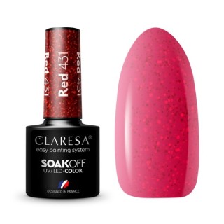 Claresa Red Lakier hybrydowy do paznokci /431/ 5 g Claresa Red Lakier hybrydowy do paznokci /431/ 5 g