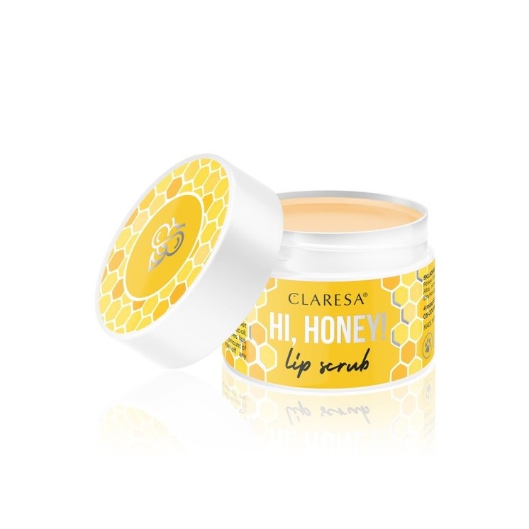 Claresa Hi, Honey Peeling do ust Odżywczy Miodowy 15 g