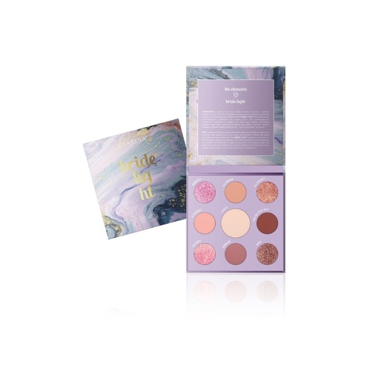 Claresa Paleta cieni do powiek Bride Light 11.8 g