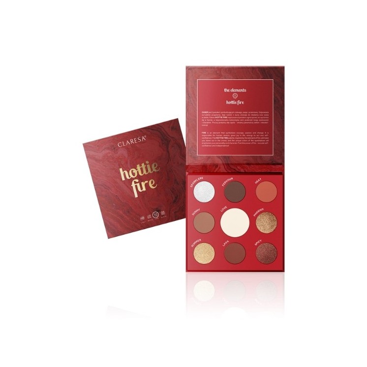Claresa Hottie Fire eye shadow palette 11.8 g