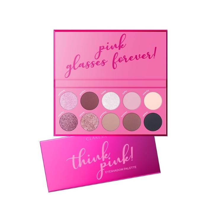 Claresa Paleta cieni do powiek Think Pink 12 g