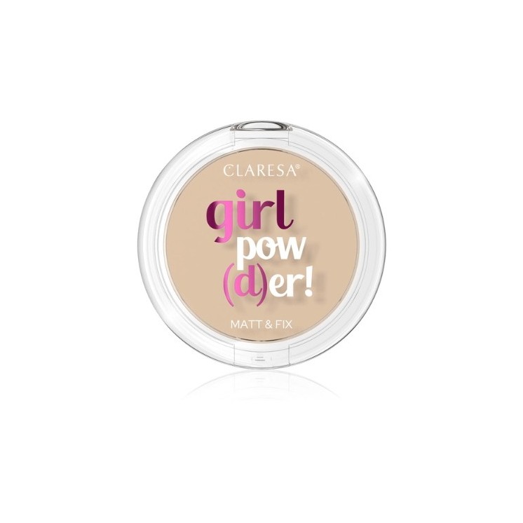 Claresa GIRL POW(D)ER! Puder prasowany Translucent /01/ 12 g