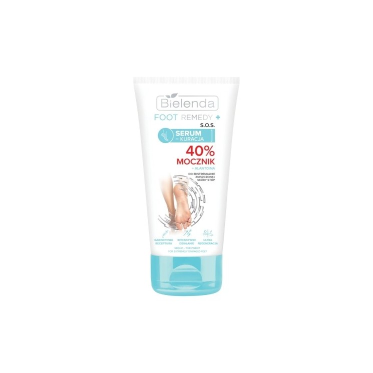Bielenda Foot Remedy 40% Mocznik  Serum do ekstremalnie zniszczonej skóry stóp  75 ml