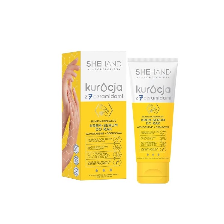 SheHand Silnie naprawczy krem do rąk wzmocnienie + odbudowa 75 ml