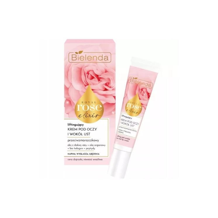 Bielenda Royal Rose Elixir Krem pod oczy liftingujący 15 ml