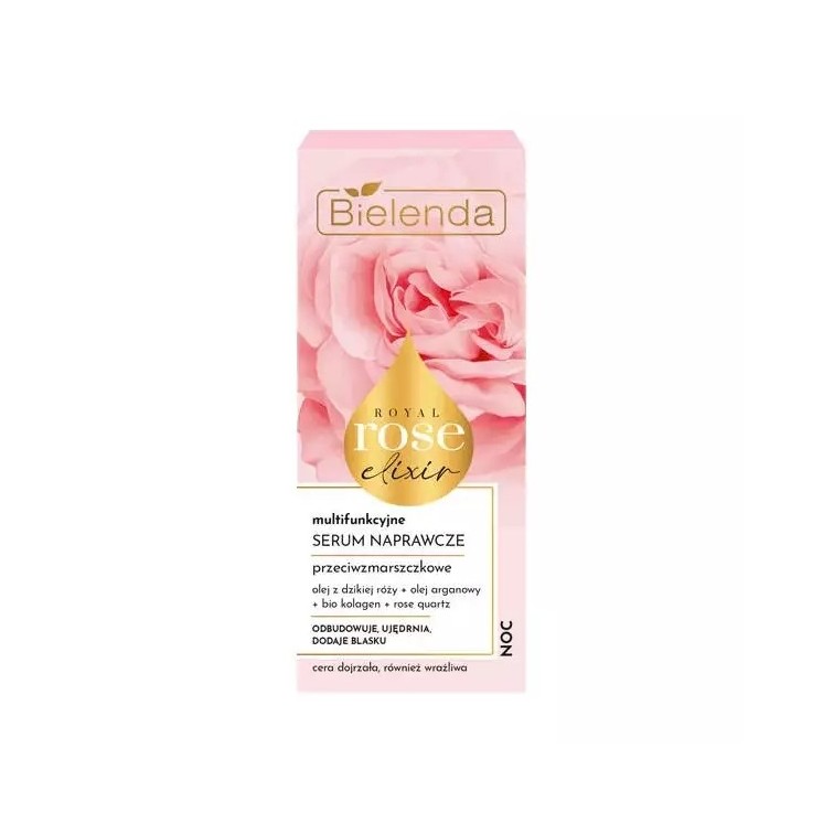 Bielenda Royal Rose Elixir Serum naprawcze przeciwzmarszczkowe do cery dojrzałej 30 ml