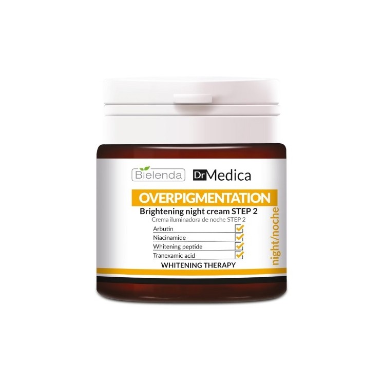 Bielenda Dr Medica OVERPIGMENTATION Rozjasniający Krem do twrazy na noc 50 ml